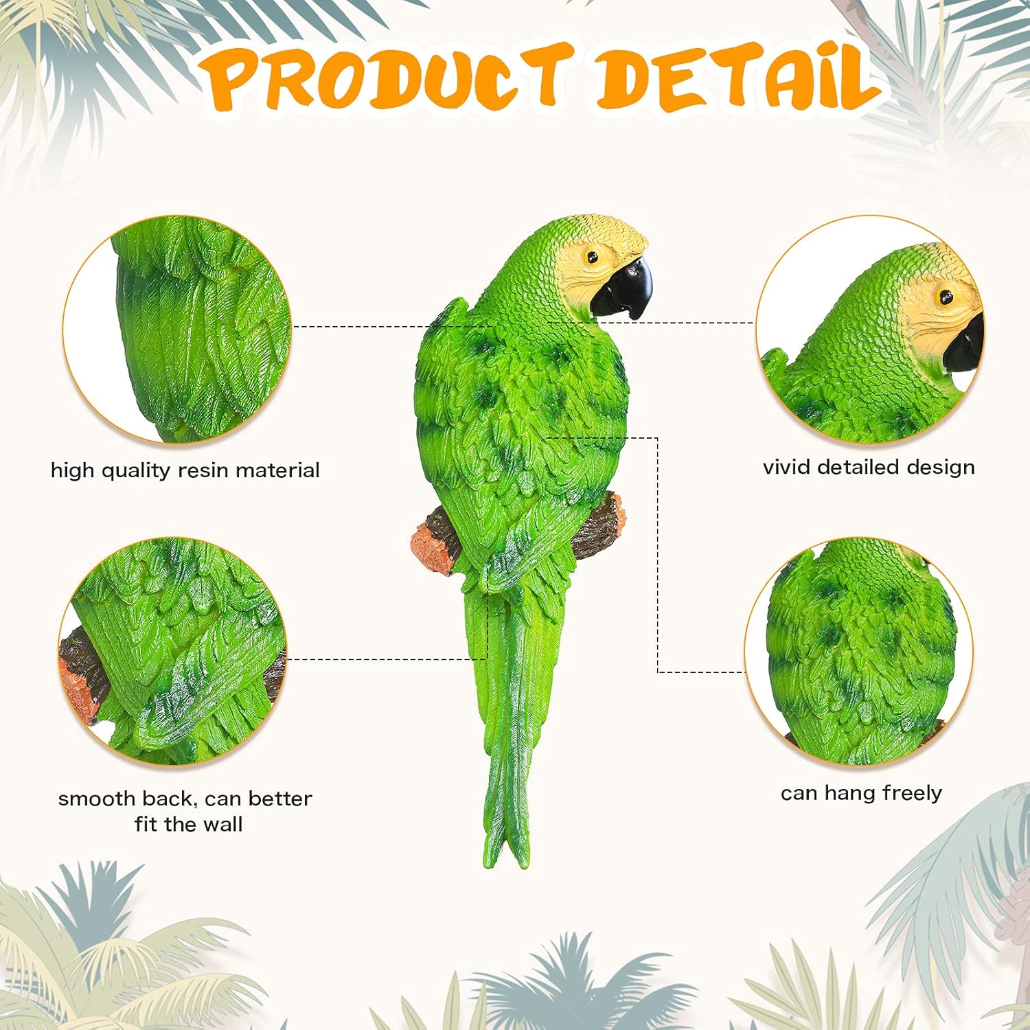 Jetec 2 parrot statues-03